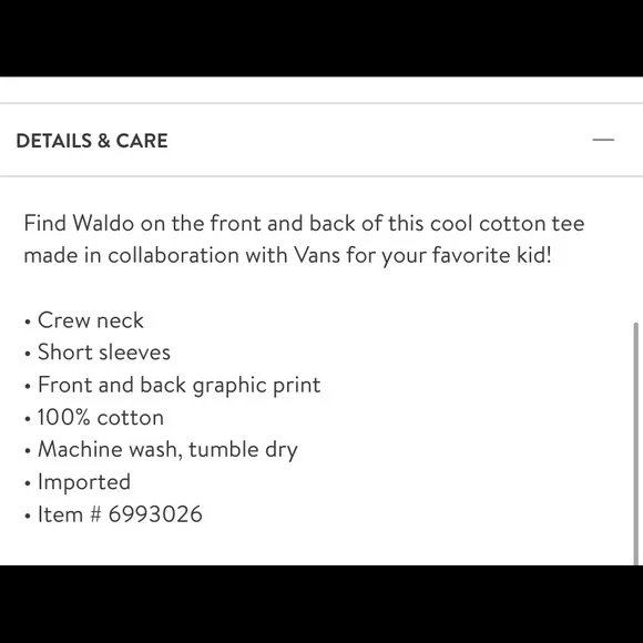 Vans x Where’s Waldo tee - Picture 9 of 9